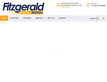 Tablet Screenshot of fitzgeraldmotors.com